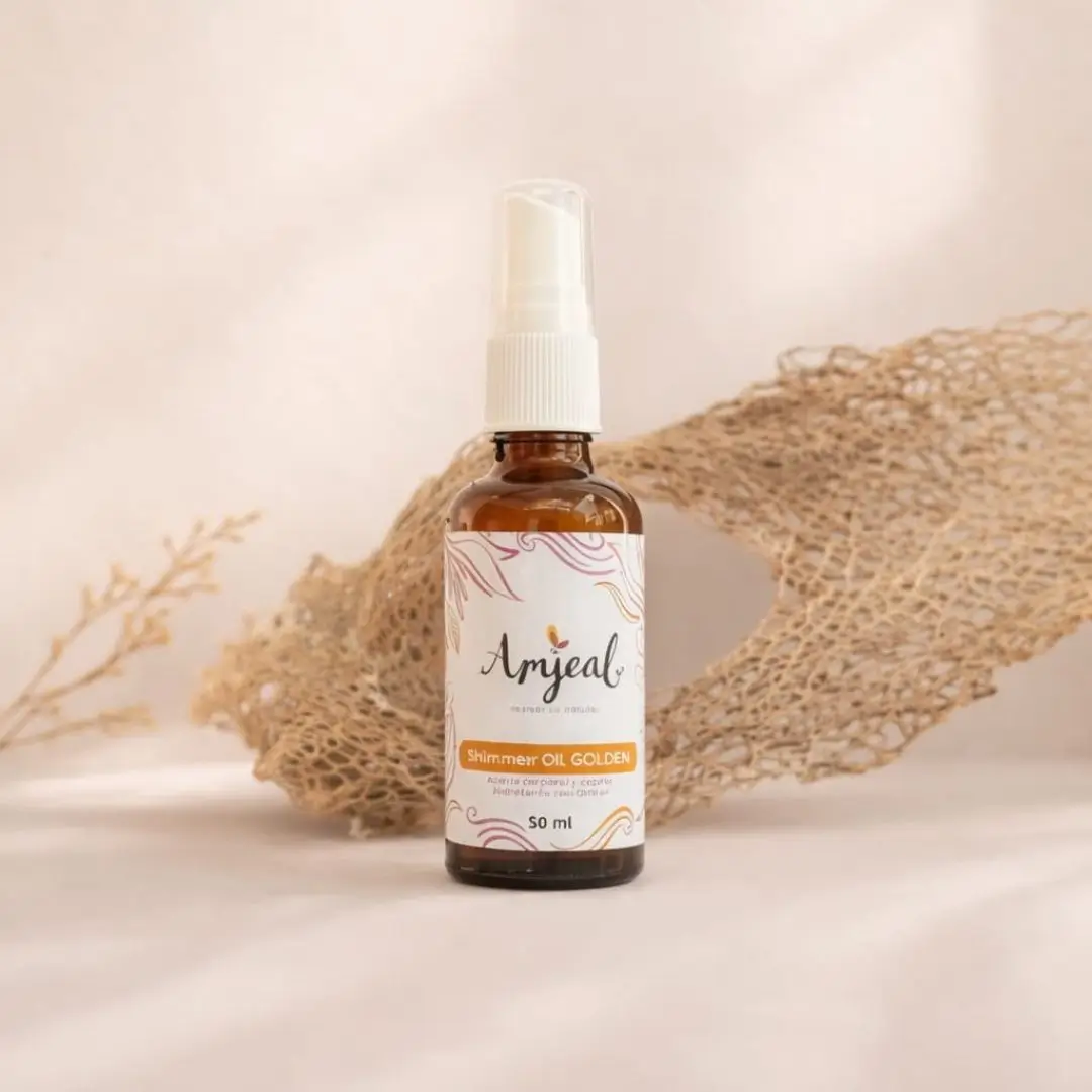 Shimmer oil golden
