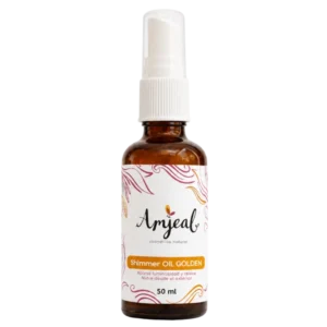Shimmer oil golden