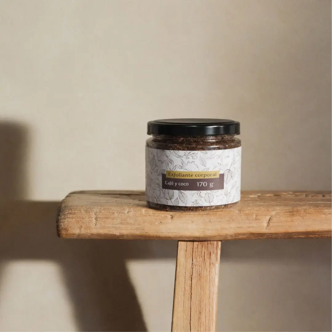 Exfoliante corporal de café y coco