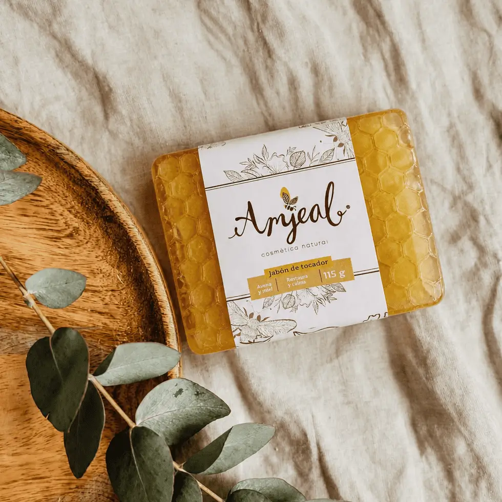 Jabon de avena y miel