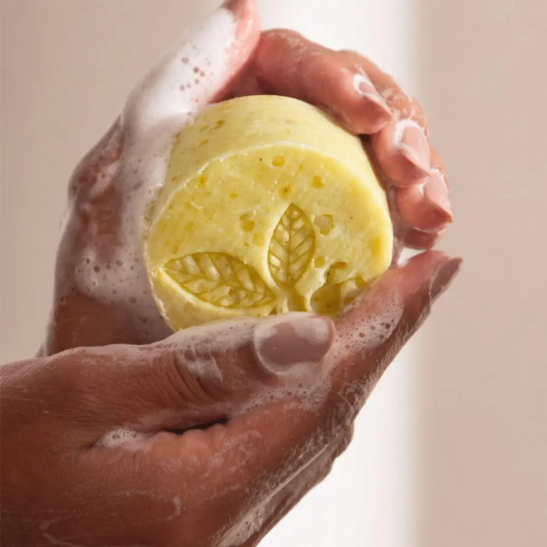 Shampoo acondicionador sólido de avena